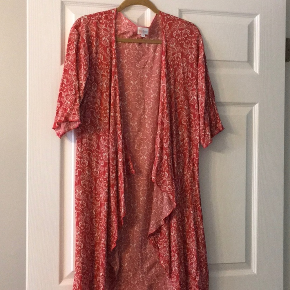 LuLaRoe crinkle Cardigan size Medium